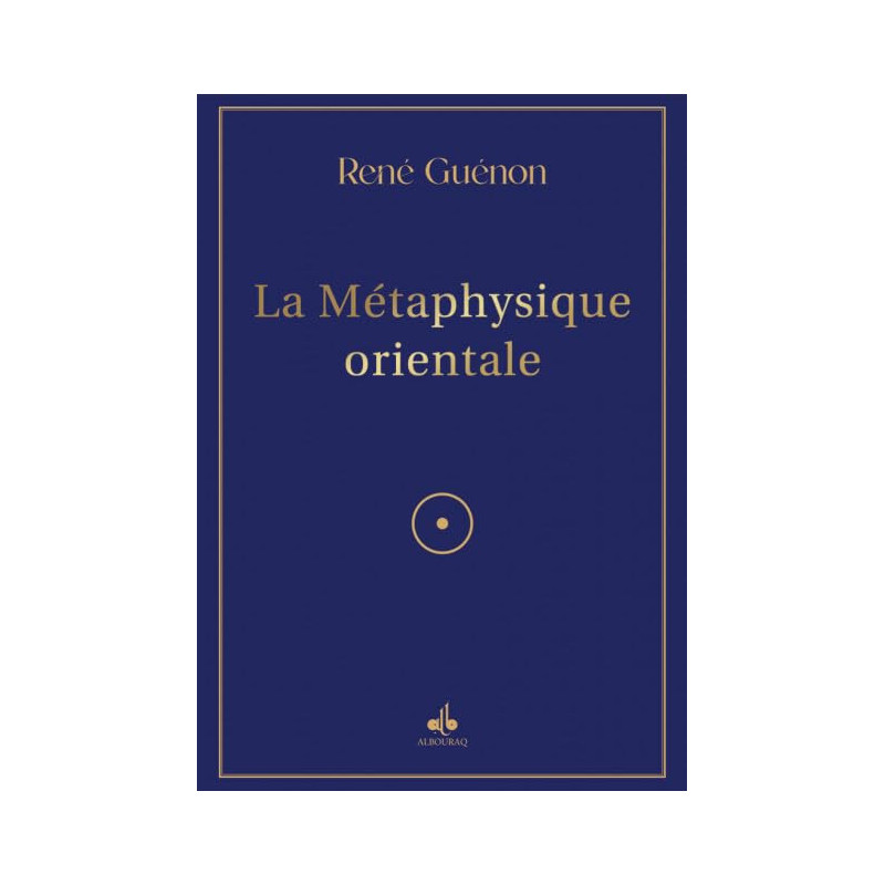 La métaphysique orientale