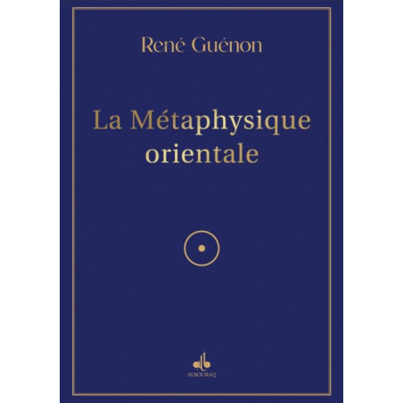 La métaphysique orientale