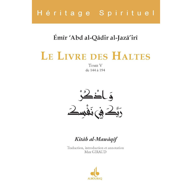 Le livre des haltes - Tome V